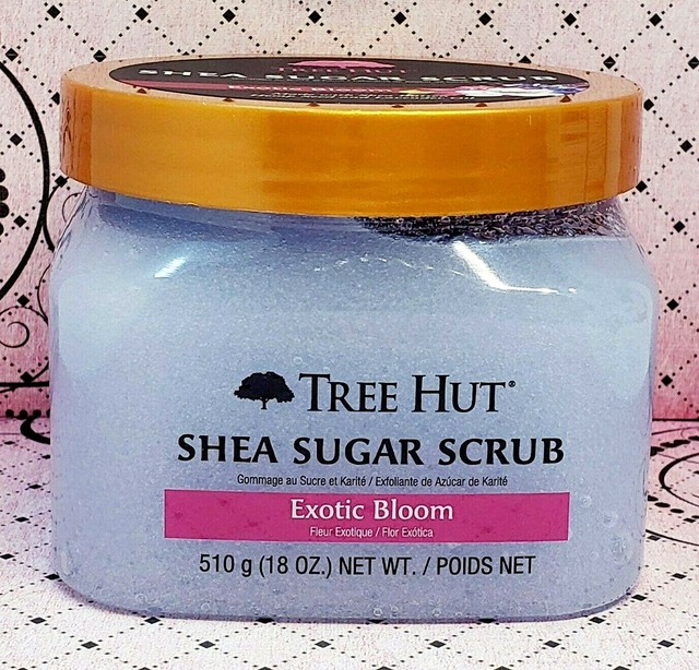 Tree Hut Shea Sugar Scrub Exotic Bloom 18oz Ultra Hydrating and