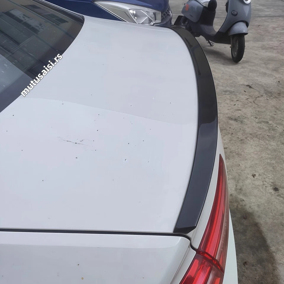 S6 Style Gloss Black For AUDI A6 A6 Quattro C7 S6 2012-18 Trunk Spoiler Lip Wing - Image 2 of 4