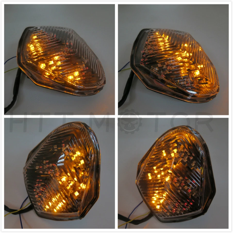 Tail Light Brake Light Turn Signals For Suzuki Gsx-R Gsxr1000 2003 2004 Smoke - Image 2 of 4