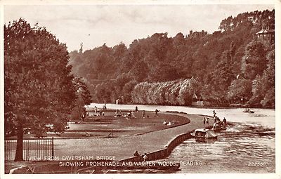Postkarte Von Eversham Bridge Mit Blick Auf Die Promenade Und Warren Woods
