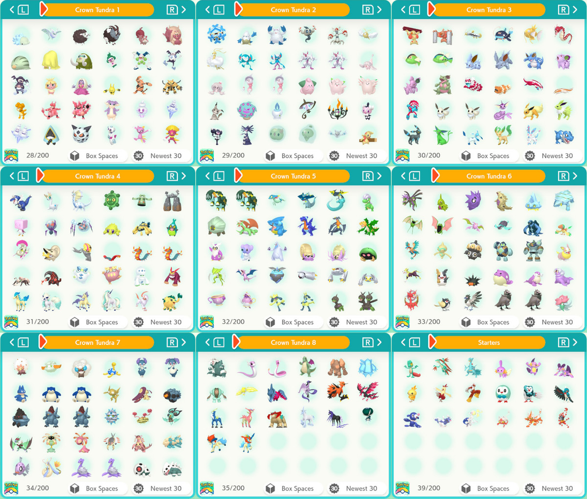 ✨Shiny Galar Pokedex, Pokemon Sword & Shield