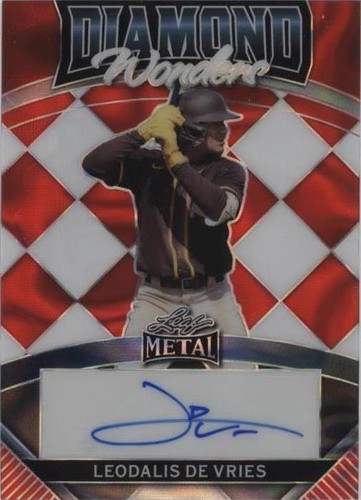 2025 Leaf 5/6 Vivid Leo De Vries Bursting With Talent Rookie 