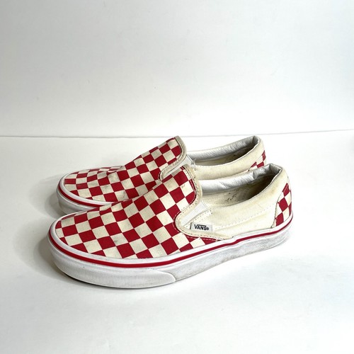 red checkered classic vans