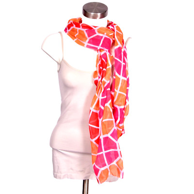Pink & Orange Sheer Scarf  Some small picks (See photos)