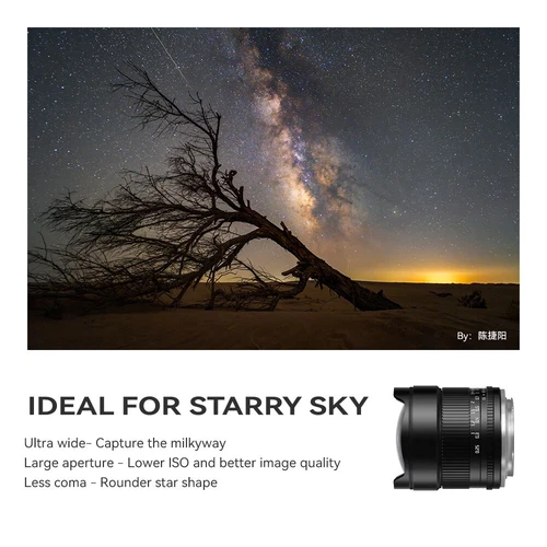 TTArtisan 10mm F2.0 Large Aperture Ultra Wide Angle APS-C Objektiv für Sony E Mount - Bild 14 von 17