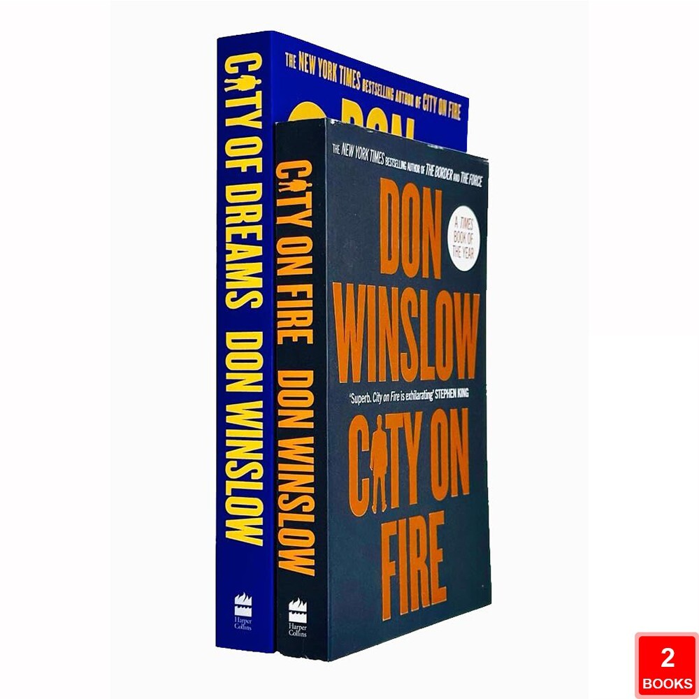 Don Winslow Collection 2 Books Set City on Fire, City of Dreams Paperback NEW