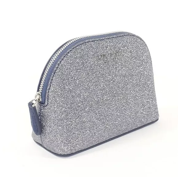 Kate spade shop glitter makeup bag