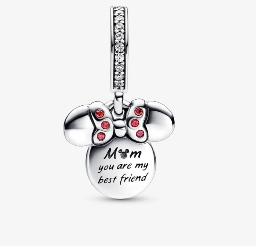 Pandora x Disney Minnie Maus Silhouette Doppelter Charm-Anhänger ( 782615C01 ) - Bild 3 von 3
