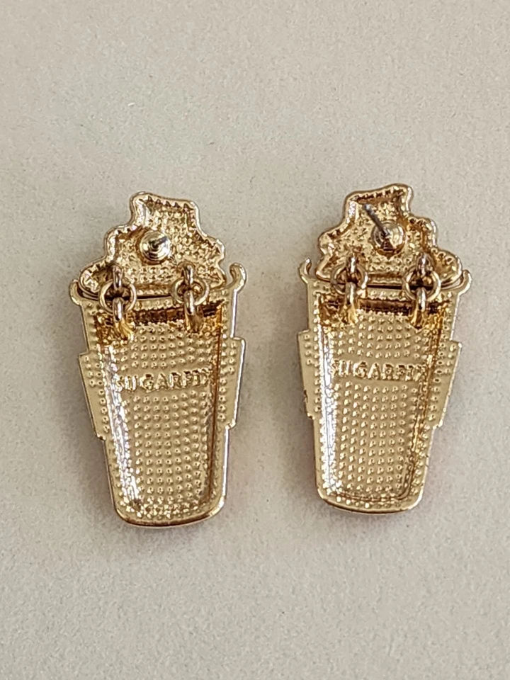 SUGERFIX by BAUBLEBAR Heart Warming Enamel Green & Yellow Crystal Holiday Coffee - Image 2 of 4