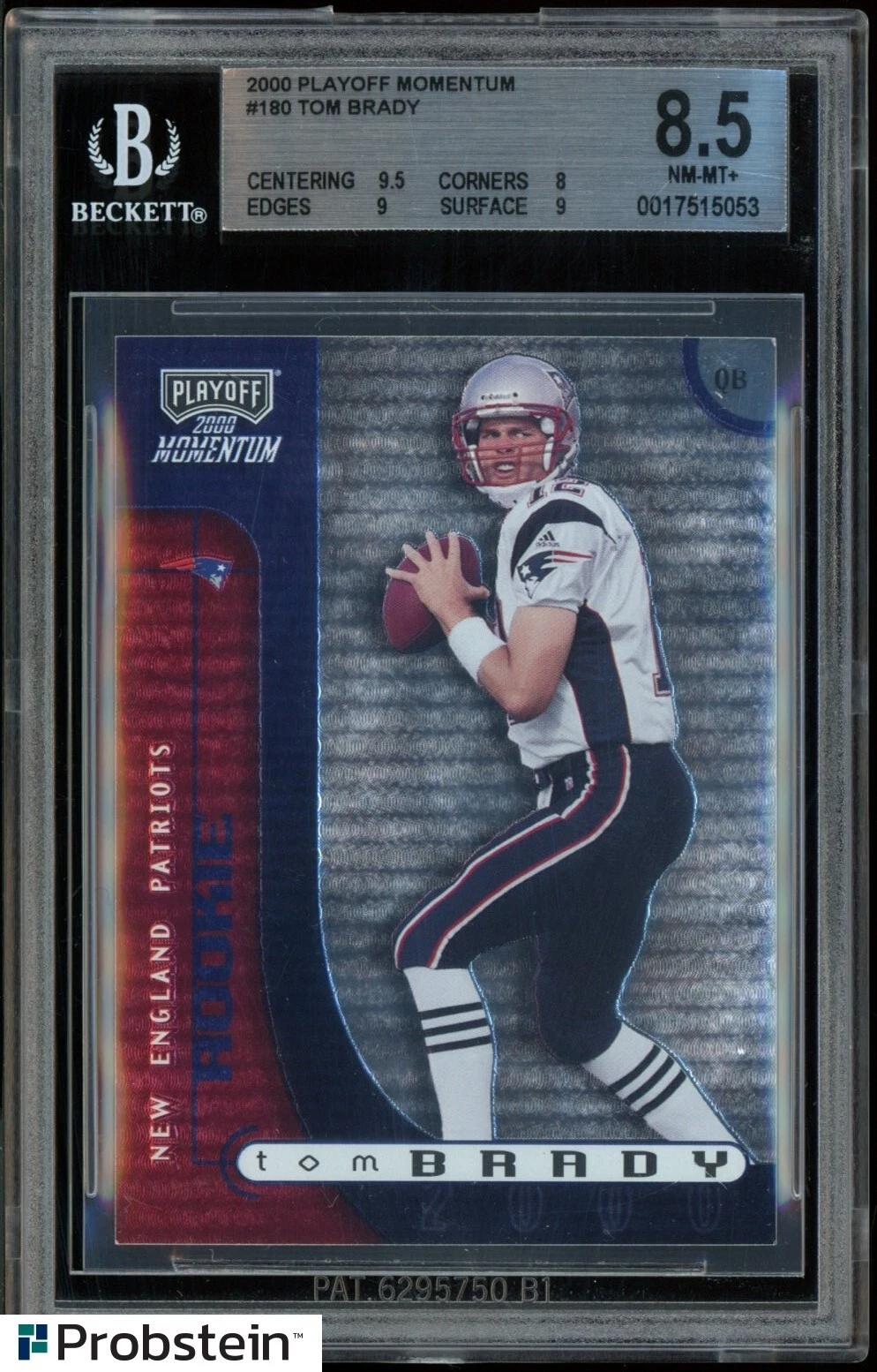 Tom Brady Playoff Momentum #180 Base