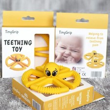 Tiny Grip Teething Toy - 100% Safe Silicone Toys for Baby and Toddler 