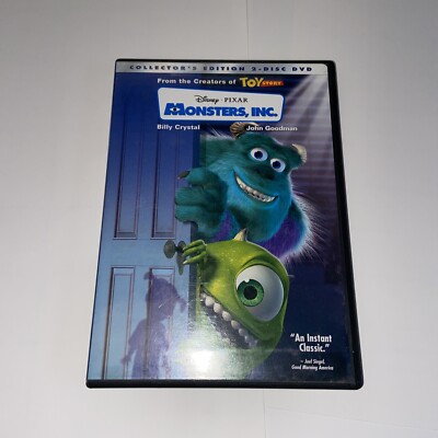 Monsters, Inc. (DVD, 2002, 2-Disc Set, Collectors Edition