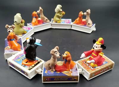 McDonalds Happy Meal Toys 1998 Disney VHS Train Set of 8 Lady and