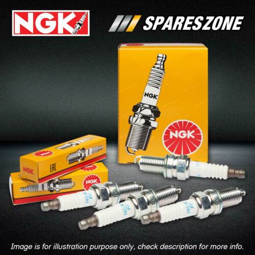4 x NGK Spark Plugs for Ford Laser KF KH KJ KN KQ 1.6L 1.8L 4Cyl 1990-2002 - Picture 1 of 2