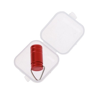 Super Tiny Light Torch Mini Keychain 2 in 1 Waterproof Keyring Bright Flashlight