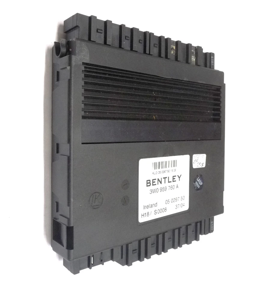Módulo de control de asiento delantero izquierdo Bentley Continental GT 2003-2010 3W0959760A OE A1 Foto 2 de 4
