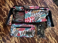 MomCozy Universal Stroller Caddy Organizer Insulated Cup Holder. Multicolor