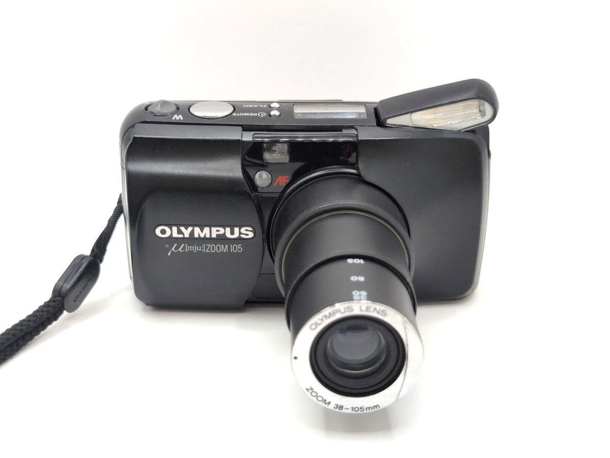 RARE *EXC+* Olympus Mju μ Zoom 115 Black Point & Shoot Film Camera
