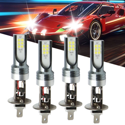 4x H7 LED Headlight Bulb Kit High Low Beam 220W 60000LM Super Bright 6000K White - Picture 20 of 49