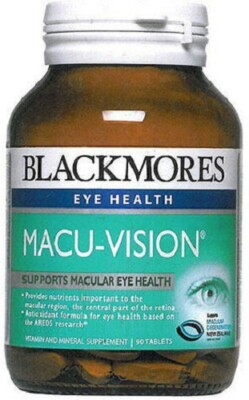 Blackmores Macu - Vision Tablets 90 for Macular Eye Health 