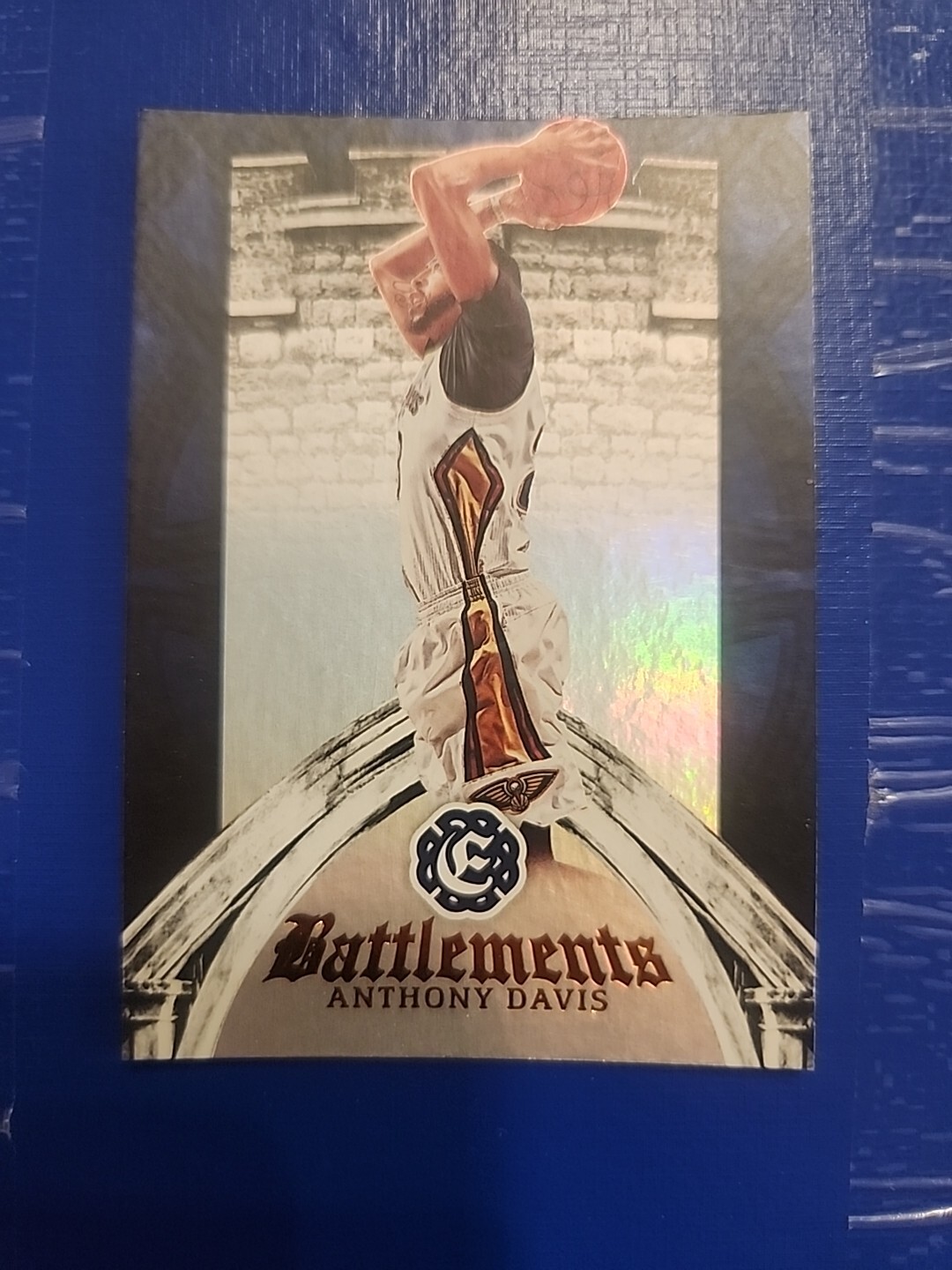  2016-17 Panini Excalibur Battlements #6 Anthony Davis New Orleans Pelicans