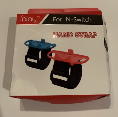 Iplay 2pack Hand Strap For Nintendo Switch Multi-colors Blue & Red 2 Pack Switch