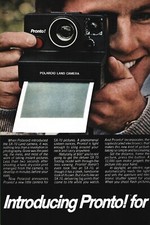 1976 Polaroid SX-70 Camera Vintage Color Print Ad Photography Ephemera