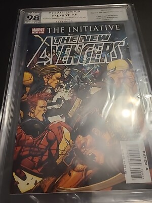 The New Avengers #29 Signed BY Brian Michael & Dave McCaig PGX 9.8