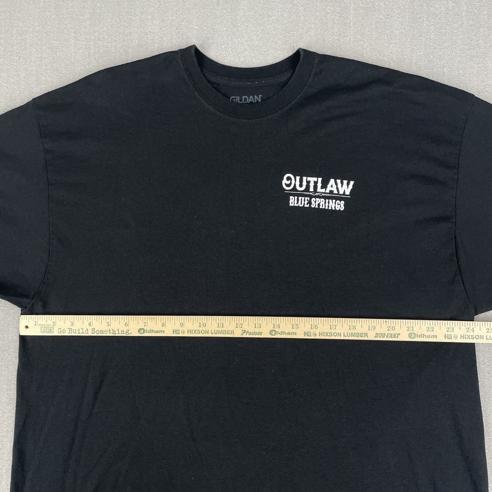 Outlaw Biker Most Wanted Mens 2XL Shirt Kansas City Missouri Freedom