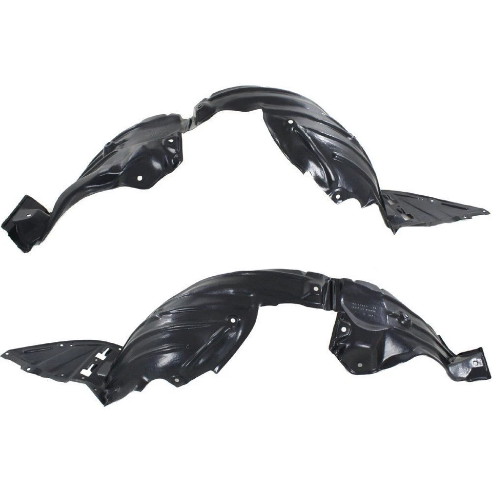 Driver & Passenger Side Fender Liner Set w/ Clips For 2014-2018 Mazda 3 SDN/HB - Image 2 of 3