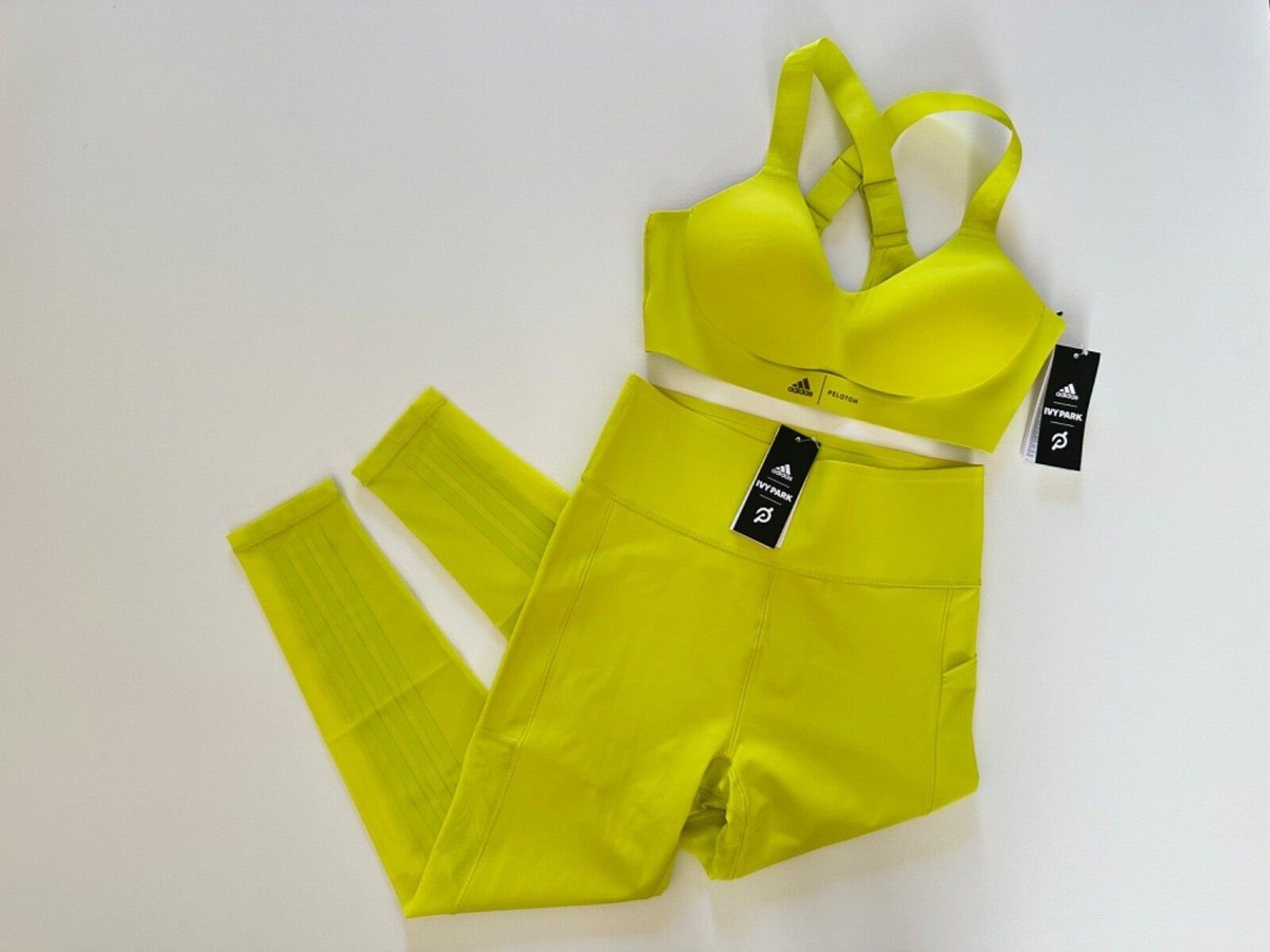 ADIDAS IVY PARK X PELOTON TRAINING POWER TIGHTS BRA SET GYM WOMEN HG0546  S M