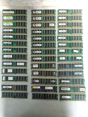 KIT MÉMOIRE RAM DE BUREAU DDR1 DDR1 2 Go 2 x 1 Go PC-3200 AMPO 3AMD1400