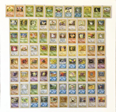 15 Card Lot Pokemon Card 100% Vintage WOTC  1999 Base Set