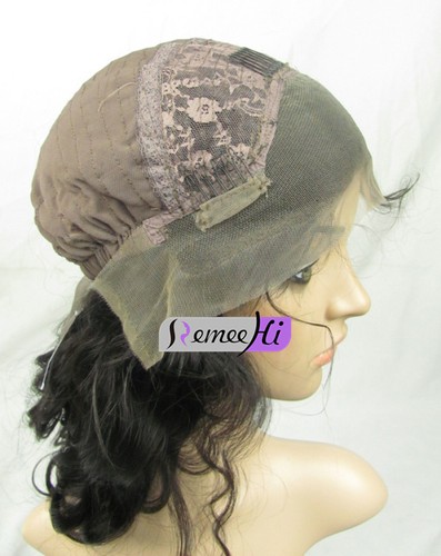 14"-20" Loose Curly Full/ Front Lace Remy Human Hair Lace Wigs 150% density - Picture 15 of 18