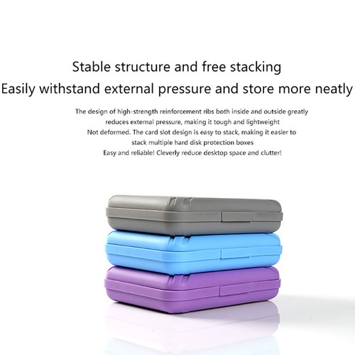3.5 Inch Portable Hard Drive Bags & Case HDD Protective Moisture-proof Storage*Q - Photo 2/18