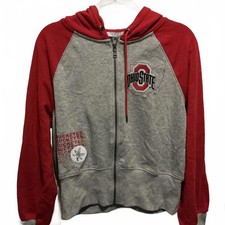 Ohio State Buckeyes Women's Zip-Up Hoodie XL NEW