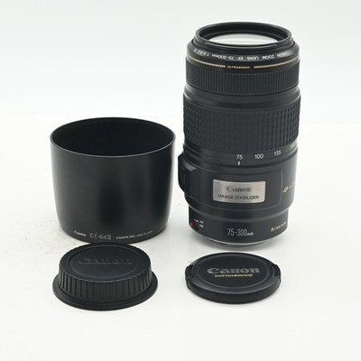 Canon EF 75-300mm f4-5.6 IS USM Lens *Read #23c