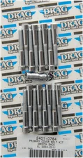 Drag Specialties Primary Cover Socket-Head Bolt Set Chrome Smooth 2401-0784
