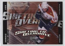 2002-03 Upper Deck MVP Shifting to Overdrive Sandis Ozolinsh #SO9 0q3