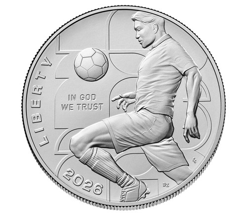 PreSale 2026 P Fifa World Cup Uncirculated Silver Dollar Ships by July 30