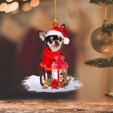 Personalized Chihuahua Christmas Ornament, Christmas Gift