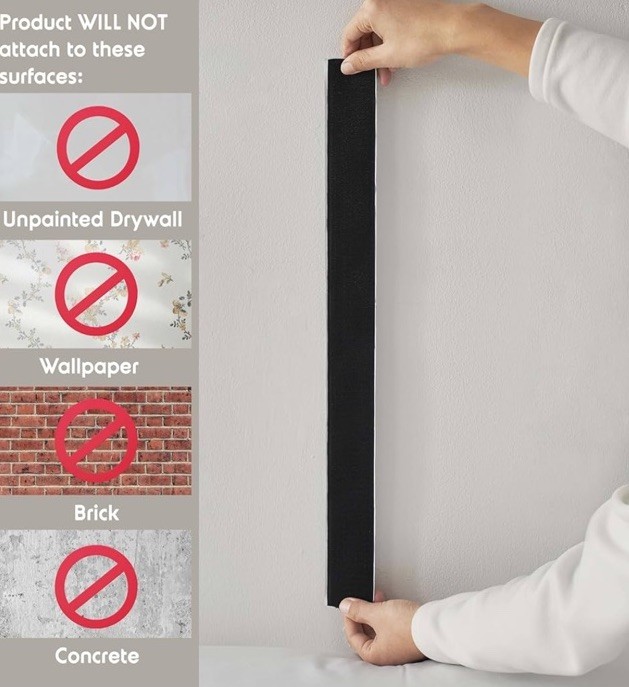 Nestl Beige Twin Headboard Upholstered Wall Mount Channel Stitched Peel/Stick