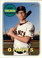 2018 Topps Heritage #681 Kelby Tomlinson San Francisco Giants