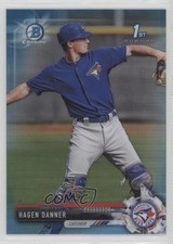 2017 Bowman Draft Chrome Sky Blue Refractor 46/399 Hagen Danner #BDC-138 00gy