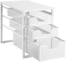 3-Tier Under Sink Cabinet Organizer with Sliding Storage Drawer