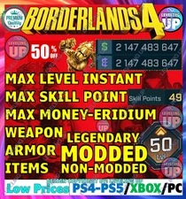 🔥BORDERLANDS 4✨WEAPONS & GEAR, ITEMS MODDED ✴️ GODMODE ✅PC-PS-XBOX✨LEVEL MAX +