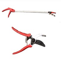 Long Reach 60cm Aluminium Pole Pruner & Steel Pruning Scissors