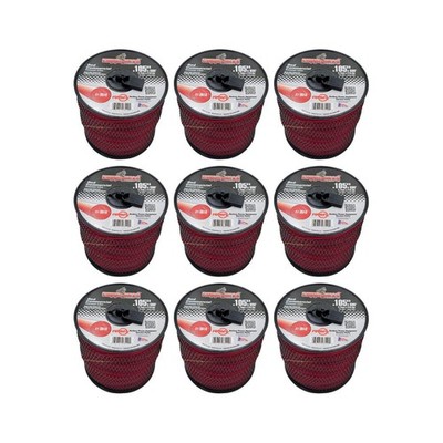 .105'' Trimmer Line w/Cutter Rotary Round Medium Spool Red (3510)