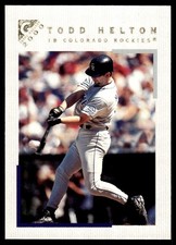 Todd Helton 2000 Topps Gallery #60 Rockies MLB READ FREE SHIPPING AutographDen