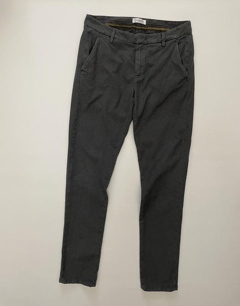 Men Dondup Trousers Grey Cotton 30 / S / 44